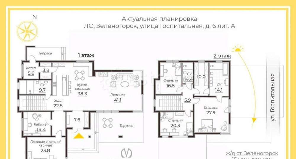 Дом, 253 м2, 10 соток, 2 эт. Санкт-Петербург - изображение 6