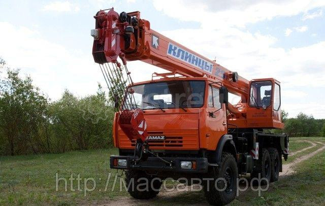 Автокран вездеход 25 т Клинцы стрела 24 м Самара - изображение 1