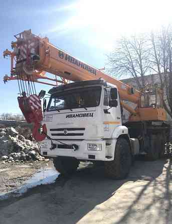 Автокран Ивановец КС-45717К-3 шасси Камаз 43118 25т., 21м. ОВОИД, (6х6) Самара