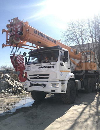 Автокран Ивановец КС-45717К-3 шасси Камаз 43118 25т., 21м. ОВОИД, (6х6) Самара - изображение 1
