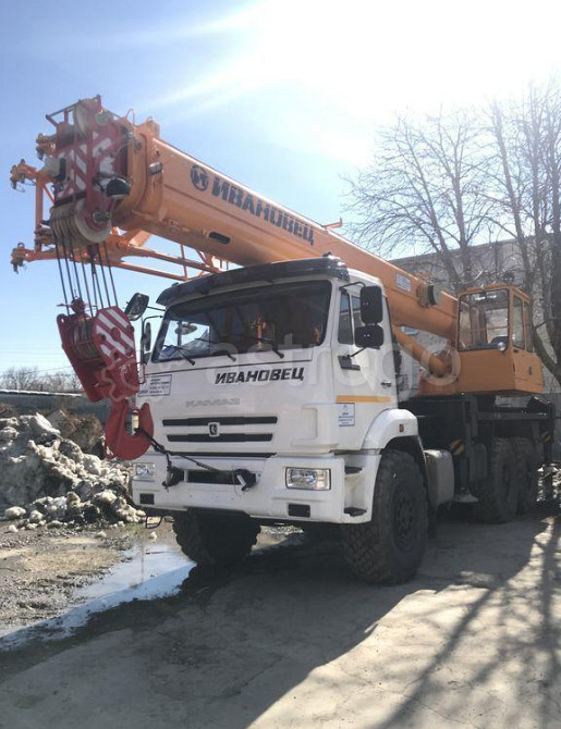 Автокран Ивановец КС-45717К-3 шасси Камаз 43118 25т., 21м. ОВОИД, (6х6) Самара - изображение 1