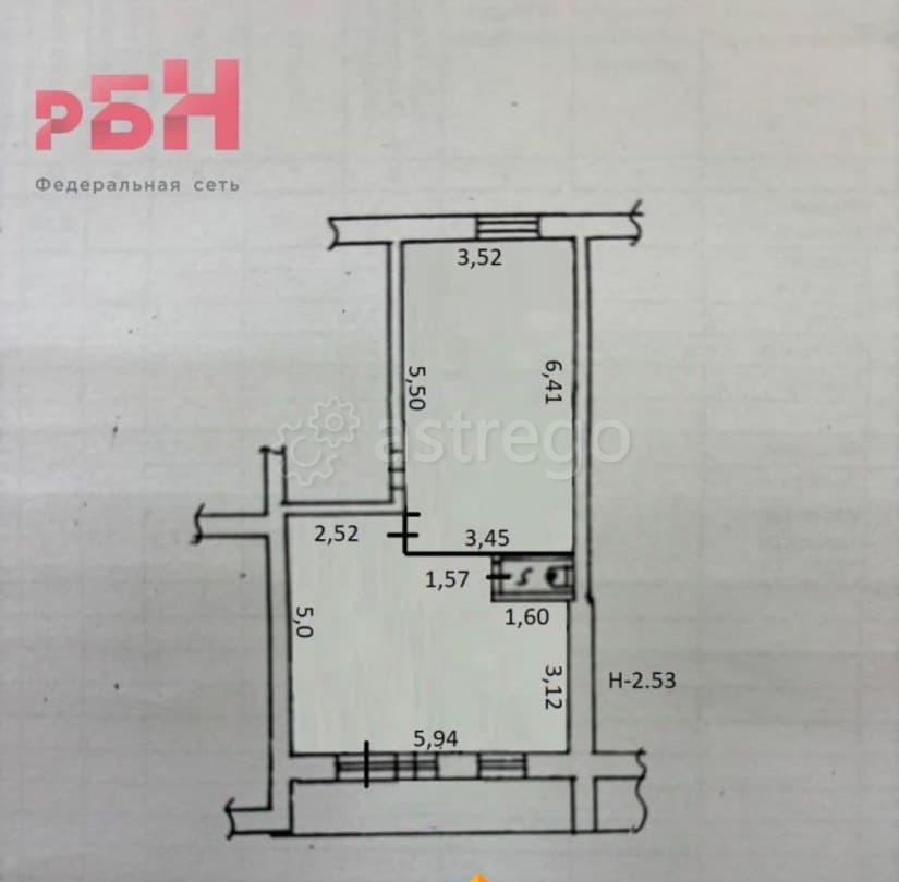 Свободного назначения, 55.4 м2 Нефтекамск - изображение 2