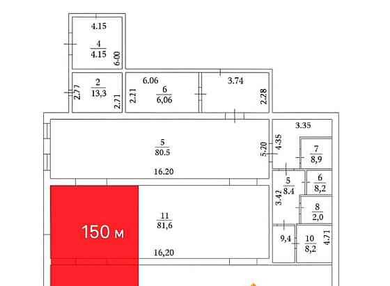 Торговое помещение, 150 м2 Березовка