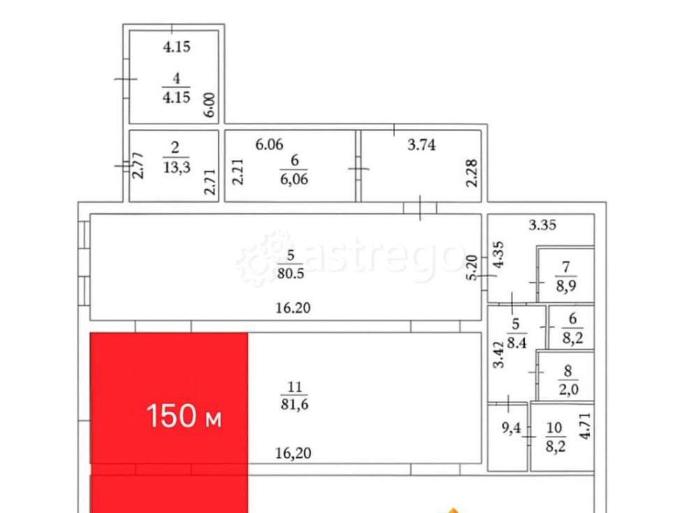 Торговое помещение, 150 м2 Березовка - изображение 1