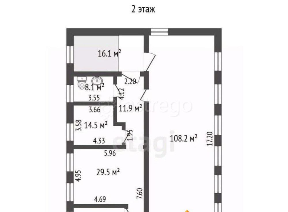 Дом, 749.3 м2, 10.67 га, 3 эт. Котлас - изображение 2