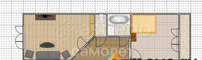 2-комн. квартира, 52.9 м2, 1/5 эт. Бийск - изображение 2