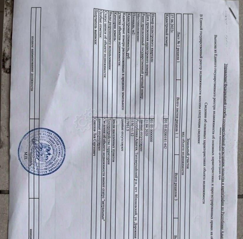 Коммерческий участок, 11 соток Яблоновский - изображение 1