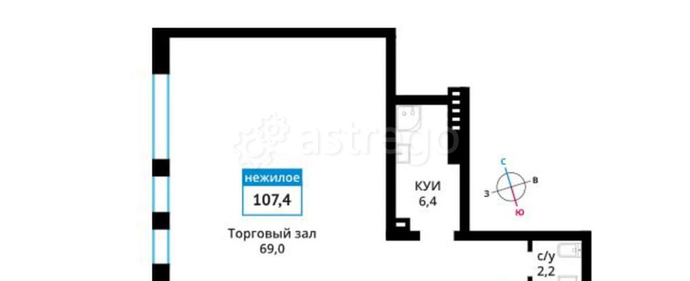 Свободного назначения, 107.9 м2 Красногорск - изображение 1