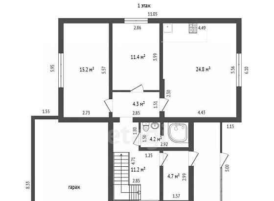 Дом, 150.8 м2, 5.88 сотки, 2 эт. Котлас