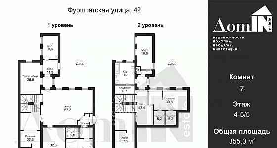 6-комн. квартира, 355.3 м2, 4/5 эт. Санкт-Петербург