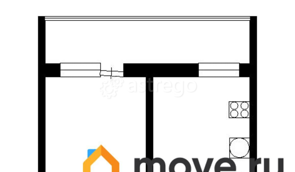 1-комн. квартира, 27.4 м2, 2/2 эт. Яровое - изображение 3