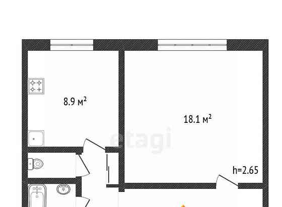 1-комн. квартира, 40 м2, 4/5 эт. Зея