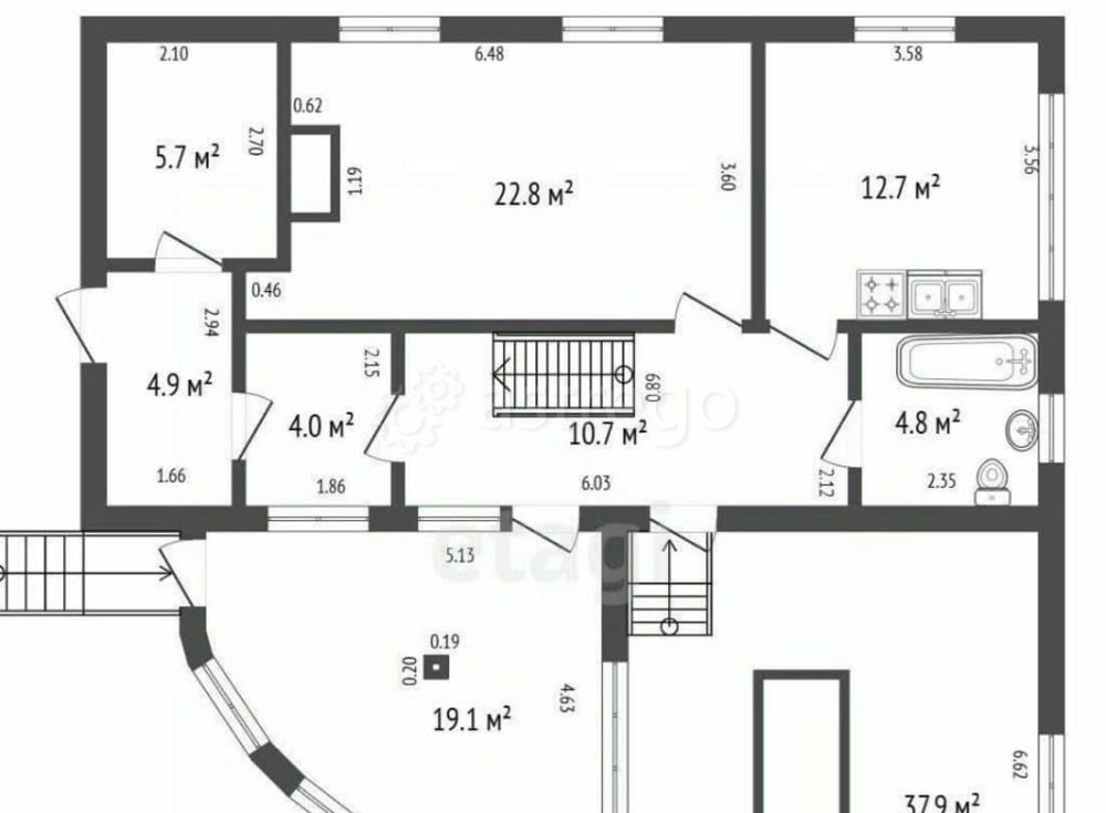 Дом, 254 м2, 12 соток, 2 эт. Санкт-Петербург - изображение 5