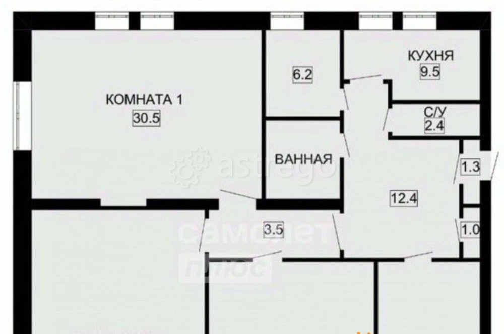 5-комн. квартира, 137 м2, 1/6 эт. Санкт-Петербург - изображение 5