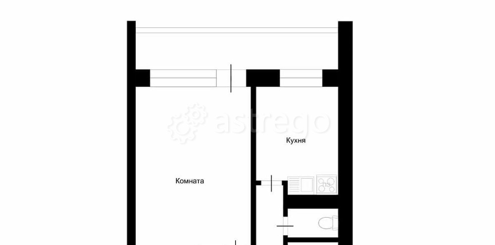 1-комн. квартира, 37.3 м2, 11/14 эт. Москва - изображение 4
