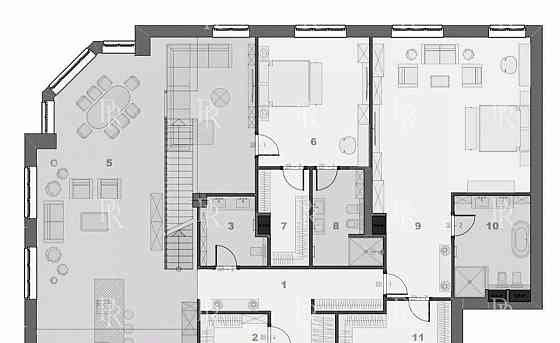 5-комн. квартира, 550 м2, 1/8 эт. Москва