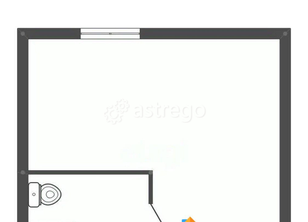 Студия, 23 м2, 1/4 эт. Белогорск - изображение 6