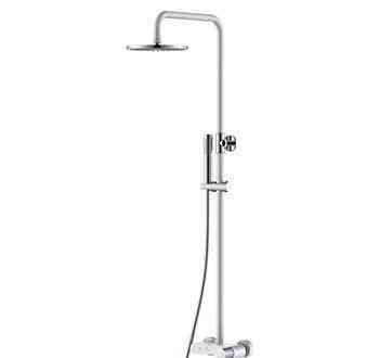 Душевая стойка BOHEME Stick ручка Touch 128-WCR.2 White/Chrome Новосибирск