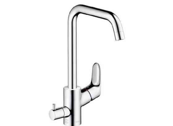 Смеситель для кухни Hansgrohe, Focus M41, с запорным вентилем, тип открывания воды - однорычажный 31 Москва