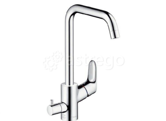 Смеситель для кухни Hansgrohe, Focus M41, с запорным вентилем, тип открывания воды - однорычажный 31 Москва - изображение 1