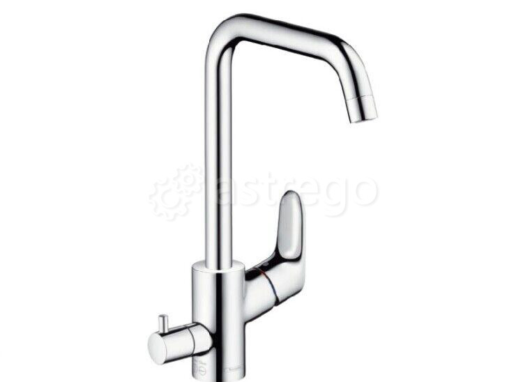 Смеситель для кухни Hansgrohe, Focus M41, с запорным вентилем, тип открывания воды - однорычажный 31 Москва - изображение 1