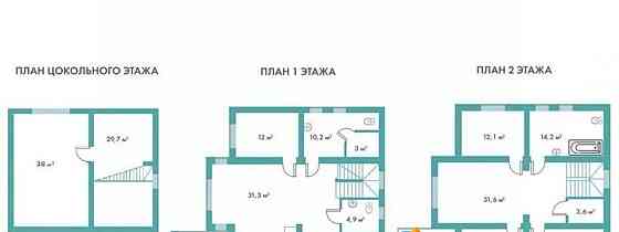 Коттедж, 306.7 м2, 12 соток, 3 эт. Санкт-Петербург