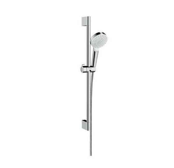 Душевой гарнитур Hansgrohe, EcoSmart, размер штанги, мм 669, диаметр ручного душа, мм 100, количеств Москва