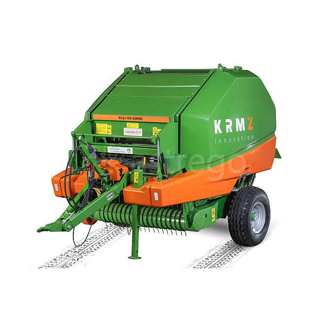 Пресс-подборщик рулонный KRMZ R12/155 Super с сетеувязочным устройством, с модифицированными кожухам Краснокамск - изображение 1