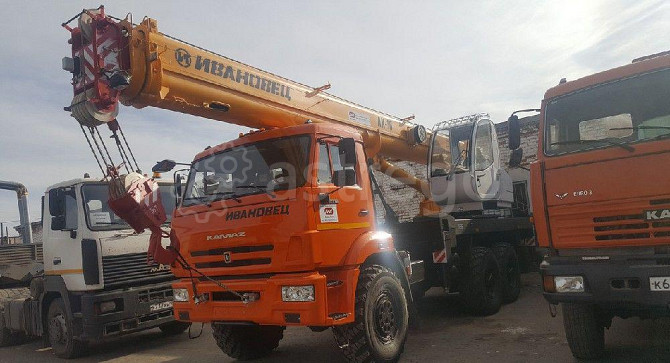 Автокран Ивановец КС-35714К-2-10 16 т на шасси КАМАЗ-43118 (6х6) Самара - изображение 1