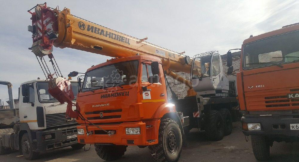 Автокран Ивановец КС-35714К-2-10 16 т на шасси КАМАЗ-43118 (6х6) Самара - изображение 1