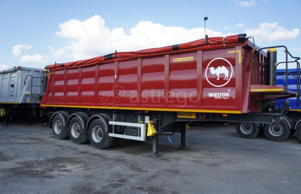 Самосвальный полуприцеп Wielton NW 3 NW 3 S 33 PK квадратный 33 м3 ССУ 1200 Краснодар - изображение 1