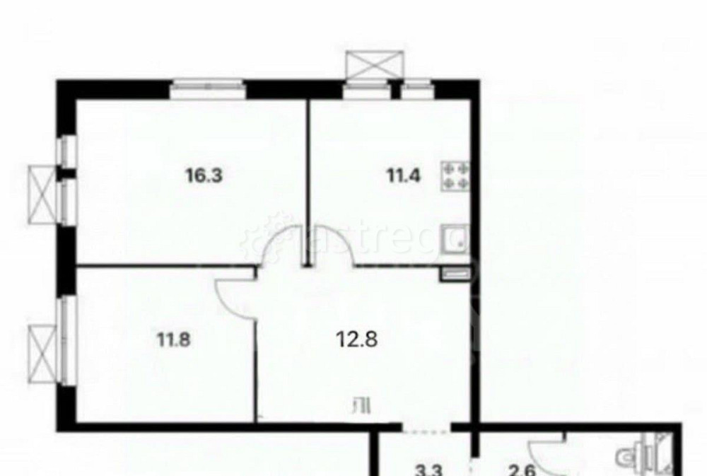 3-комн. квартира, 64.8 м2, 23/25 эт. Котельники - изображение 4