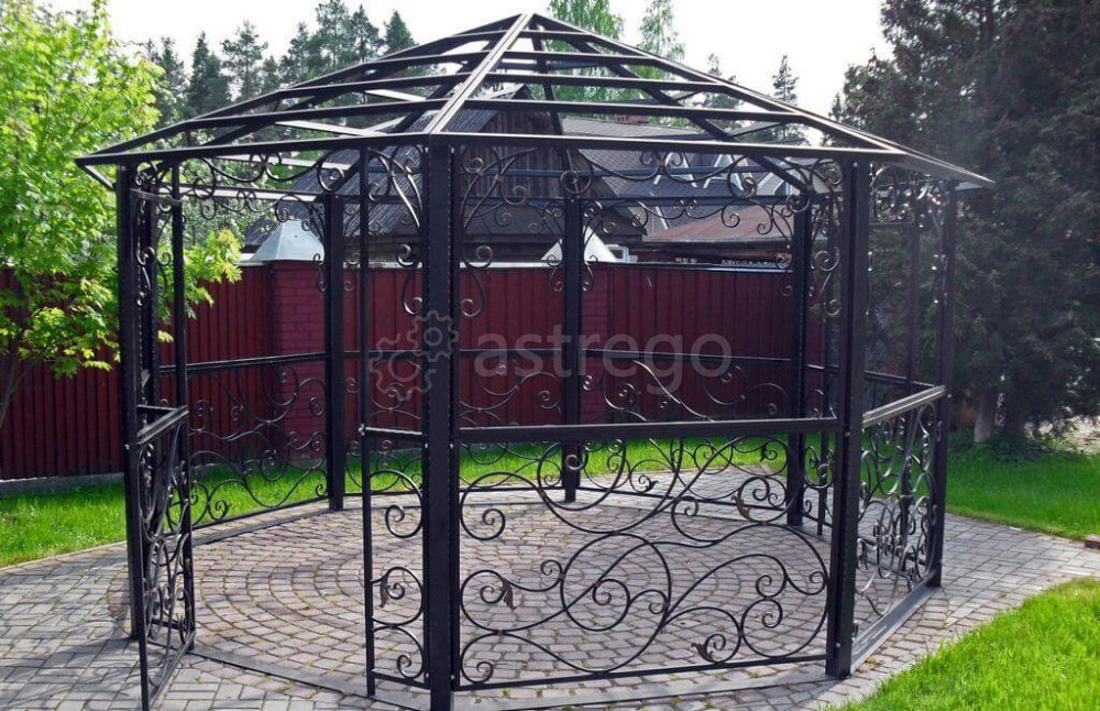 Беседка готовая садовая металл Красноярск - изображение 1