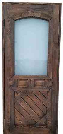 Дверь "Витязь" деревянная, витражная 200х80 см Ярославль