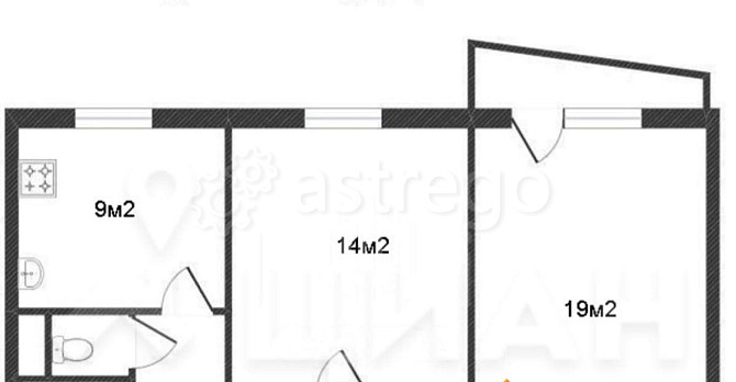 2-комн. квартира, 54 м2, 1/9 эт. Бийск - изображение 7