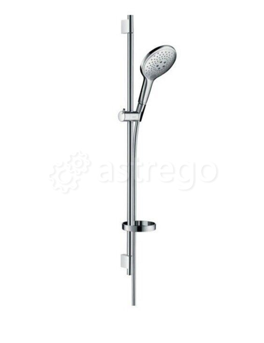 Душевой гарнитур Hansgrohe, Raindance, размер штанги, мм 900, размер шланга, мм 1600, диаметр ручног Москва - изображение 1