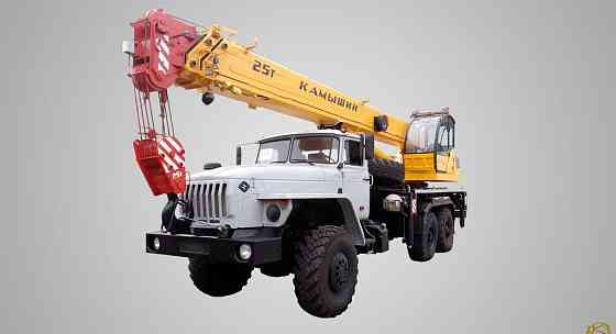 Автокран 25 т Камышин КС-5576-3-21 на шасси Урал-4320 6х6 Самара
