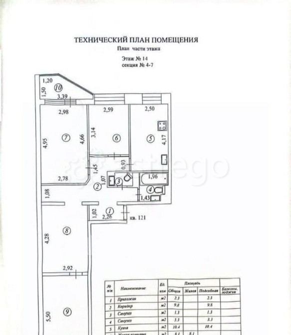 3-комн. квартира, 78.4 м2, 14/14 эт. Балашиха - изображение 6