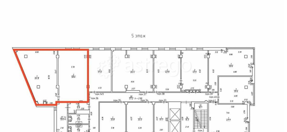 Свободного назначения, 123.4 м2 Красноярск - изображение 4