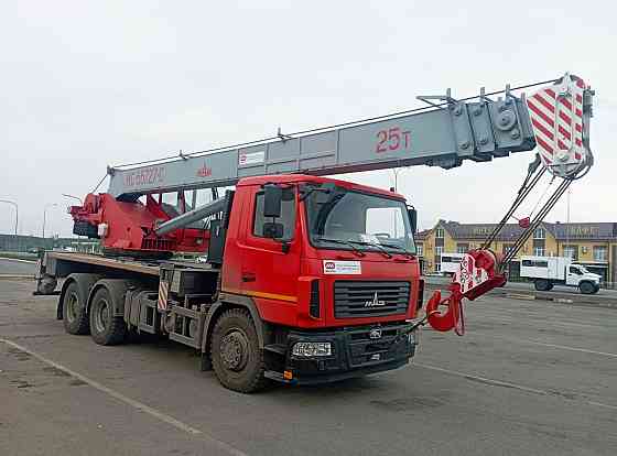 Автокран Зубр КС-727-С-12 25 т на шасси МАЗ-6312C3 Самара
