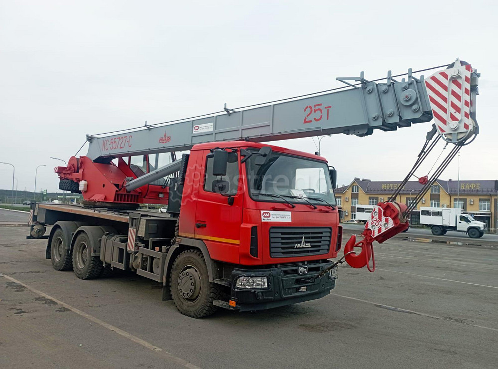 Автокран Зубр КС-727-С-12 25 т на шасси МАЗ-6312C3 Самара - изображение 1