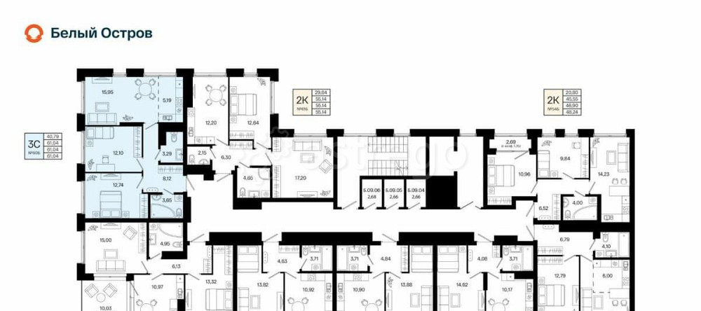 3-комн. квартира, 61.04 м2, 9/9 эт. Уфа - изображение 5