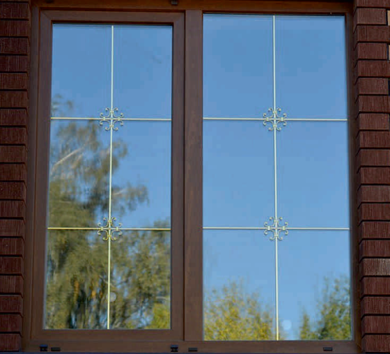 Стеклопакет с раскладкой декоративной Пермь