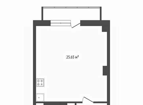 Студия, 33.6 м2, 11/19 эт. Красноярск