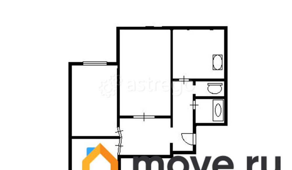 3-комн. квартира, 75 м2, 6/17 эт. Москва - изображение 5