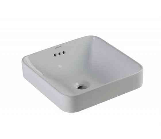 Раковина квадратная накладная Bravat 00-00031310 C22327W-ENG Москва