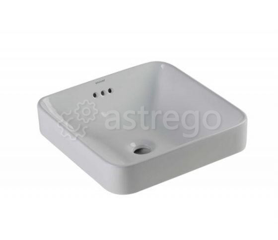Раковина квадратная накладная Bravat 00-00031310 C22327W-ENG Москва - изображение 1