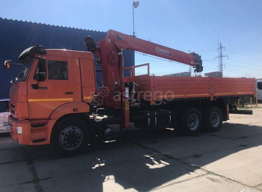 Бортовой грузовик КАМАЗ 65115 с КМУ Horyong HRS216 Набережные Челны - изображение 1