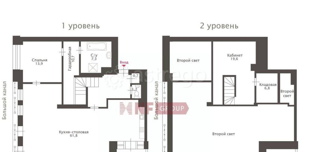 2-комн. квартира, 135.6 м2, 3/4 эт. Санкт-Петербург - изображение 2