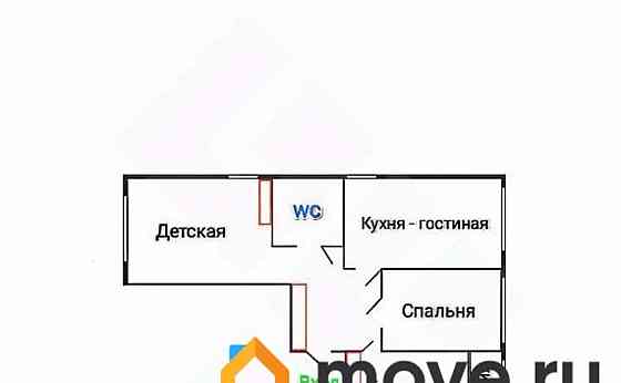 3-комн. квартира, 82.5 м2, 4/25 эт. Химки